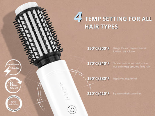 How important is a long battery life for a cordless curling iron?