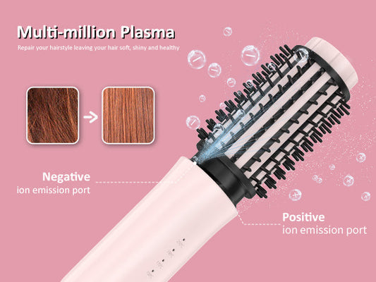 How does a cordless automatic hair curler work?