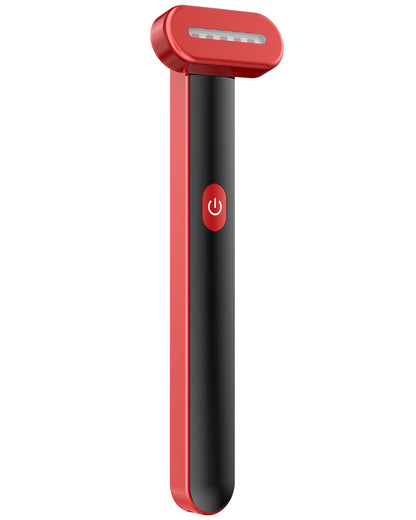 Leeko Red Light Therapy for Face 7 Colors LED Light Face Skincare Wand Eye Beauty Device for Skin Care at Home - LED Face Skin Rejuvenation for Face Neck Chin Skincare Tool